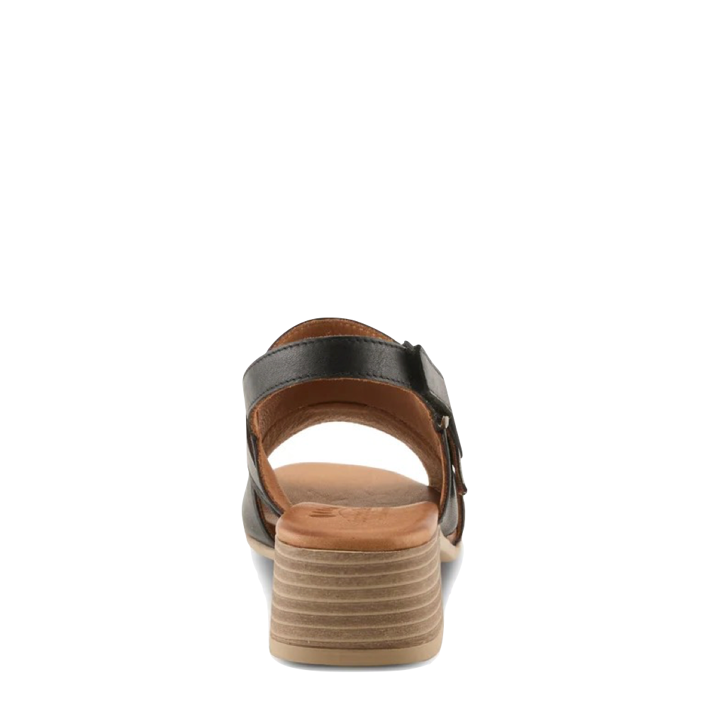 Back view of Spring Step Acoliana Heeled Sandal for women.