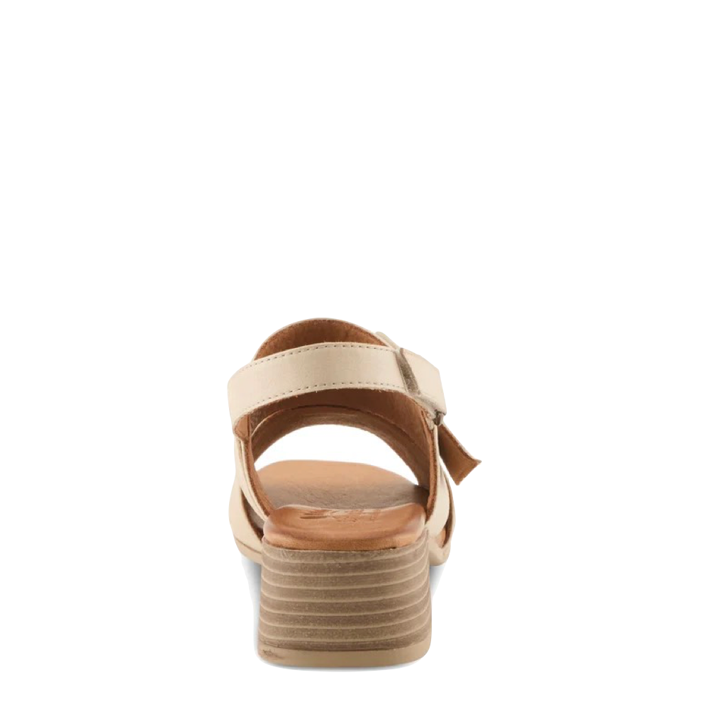 Back view of Spring Step Acoliana Heeled Sandal for women.