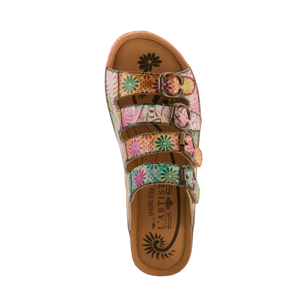 Top-down view of Spring Step Bellini Slide Sandal for women.
