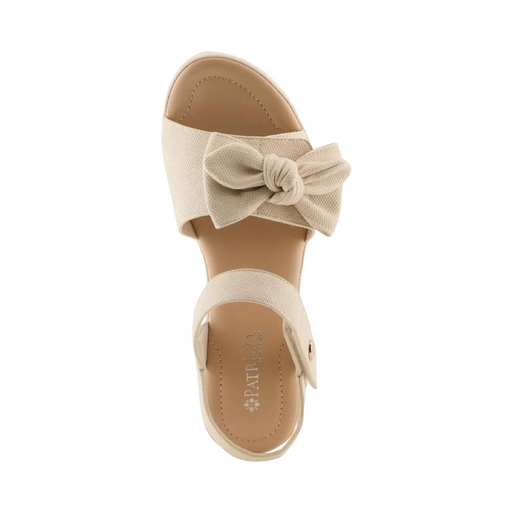 Top-down view of Spring Step Bowdee Heeled Sandal for women.