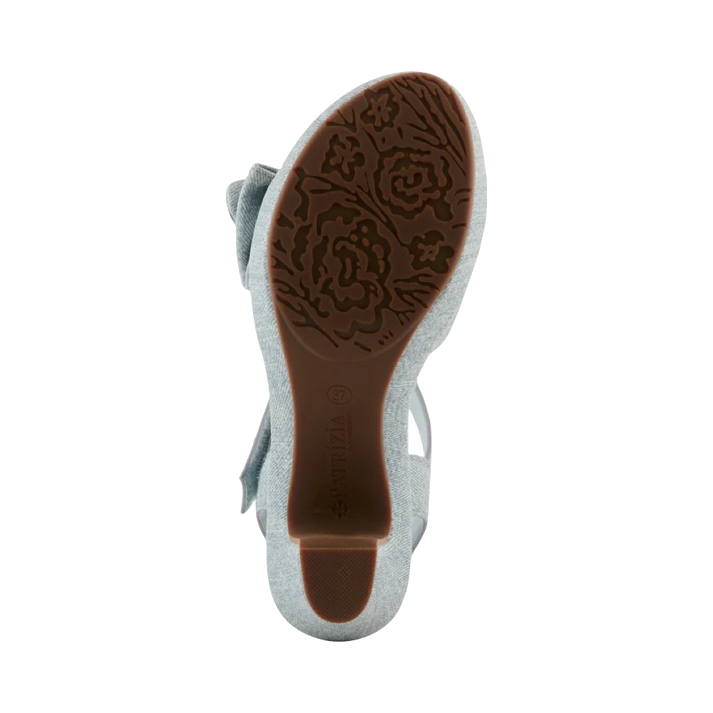 Bottom view of Spring Step Bowdee Heeled Sandal for women.