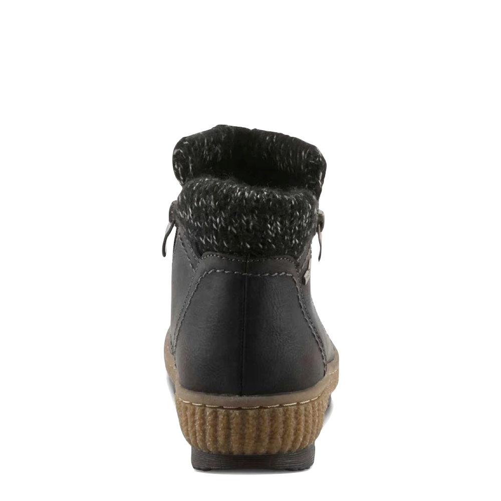 Back view of Spring Step Cleora Side Zip Water Resistant Boot for women.