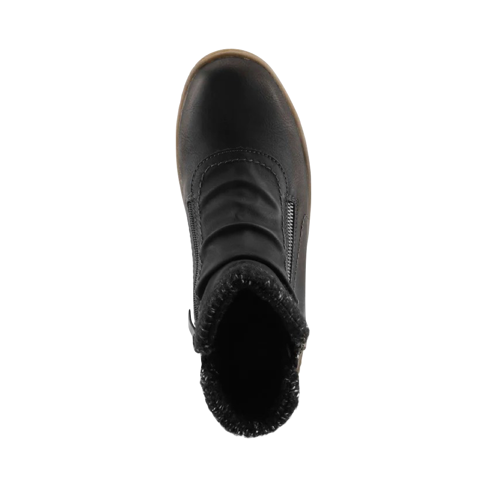 Top-down view of Spring Step Cleora Side Zip Water Resistant Boot for women.