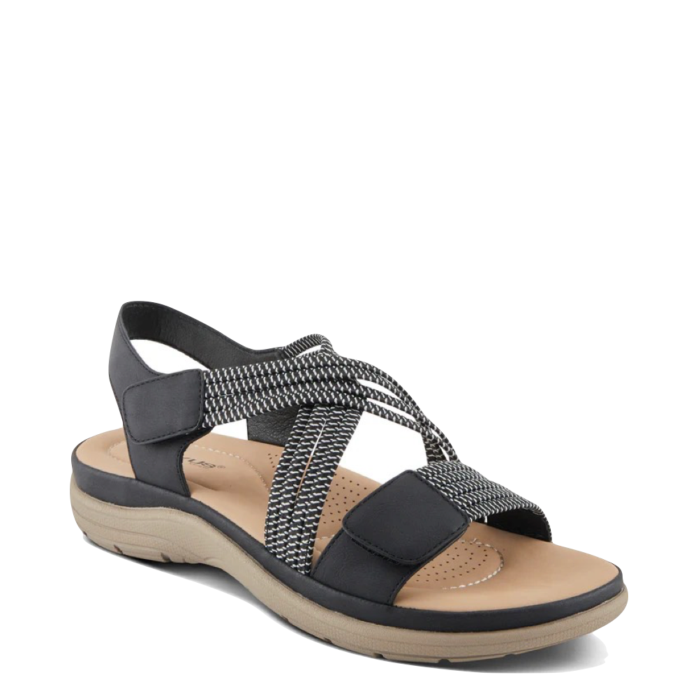 Toe view of Spring Step Crossbeam Sandal for women.
