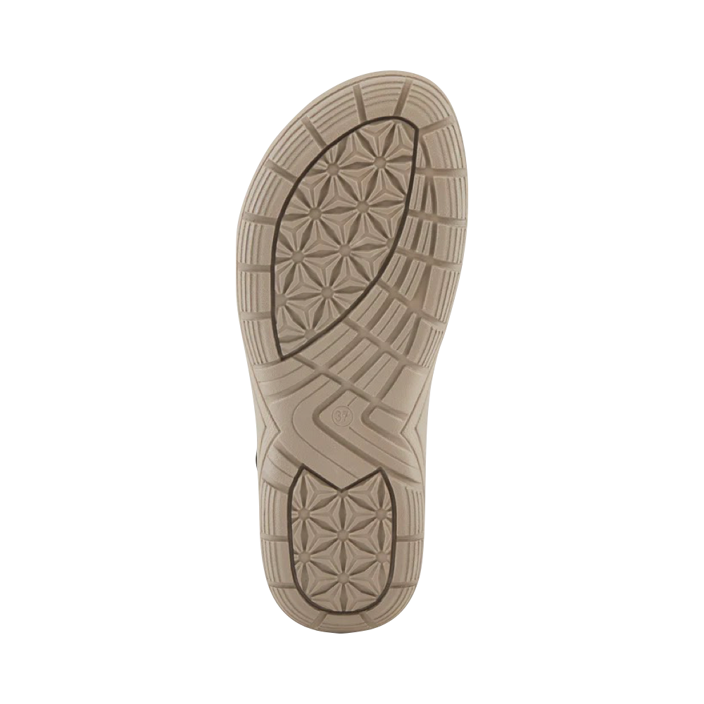 Bottom view of Spring Step Crossbeam Sandal for women.
