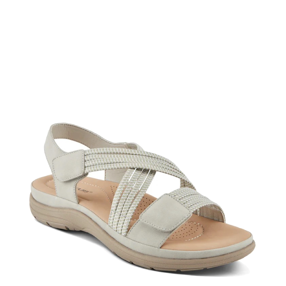 Toe view of Spring Step Crossbeam Sandal for women.