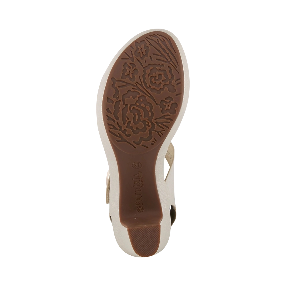 Bottom view of Spring Step Dade Heeled Sandal for women.