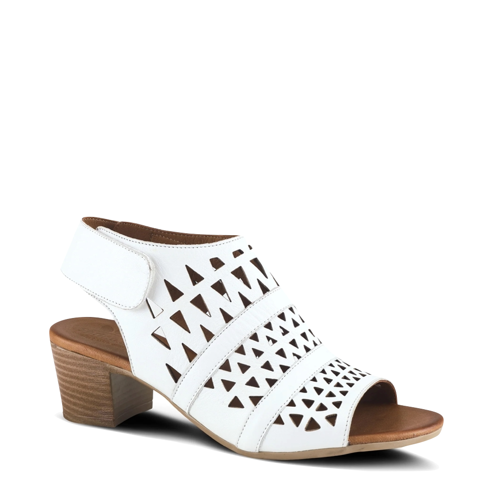 Toe view of Spring Step Dorotha Heeled Sandal for women.