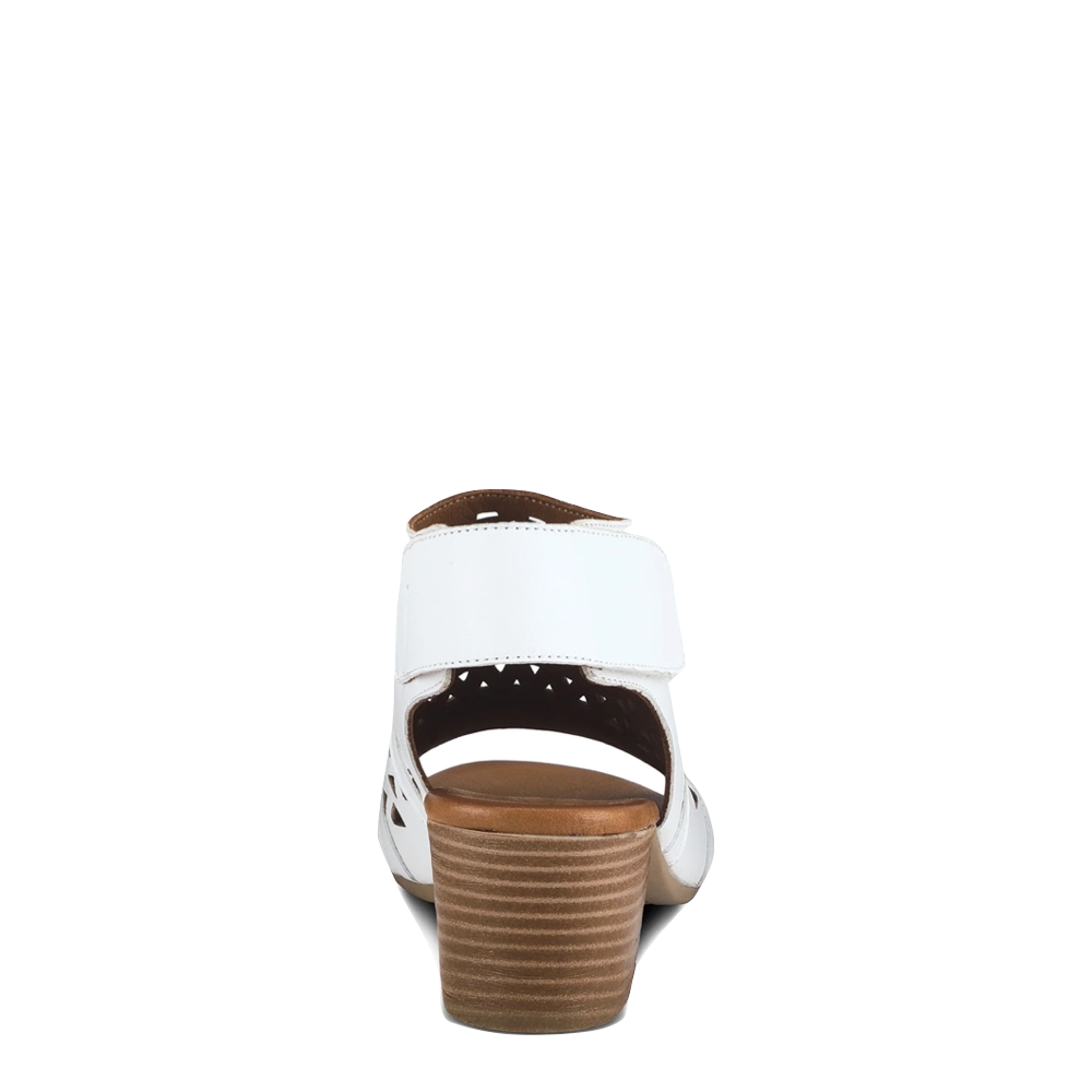 Back view of Spring Step Dorotha Heeled Sandal for women.