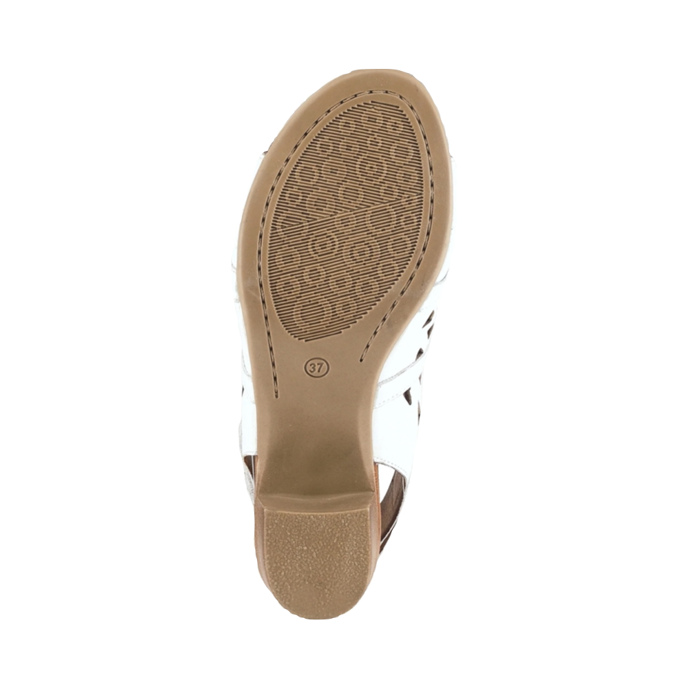 Bottom view of Spring Step Dorotha Heeled Sandal for women.