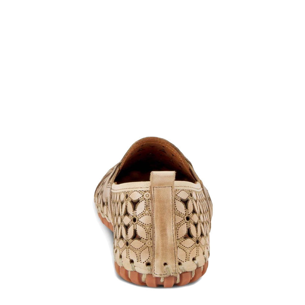 Back view of Spring Step Flowerflow Slip On Flat for women.