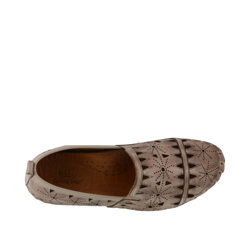 Top-down view of Spring Step Fusaro Perfed Loafer for women.