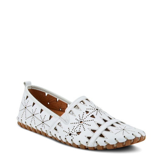 Toe view of Spring Step Fusaro Perfed Loafer for women.