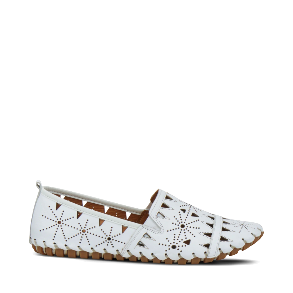 Side (right) view of Spring Step Fusaro Perfed Loafer for women.