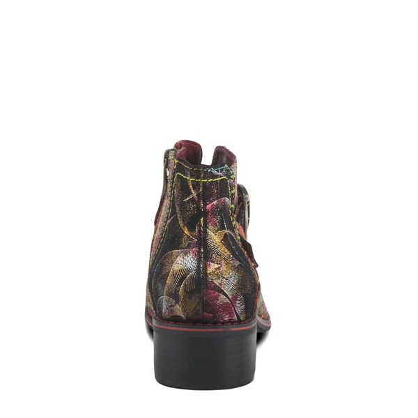 Spring Step Women's Georgiana Scope Heeled Boot in Camel Multi