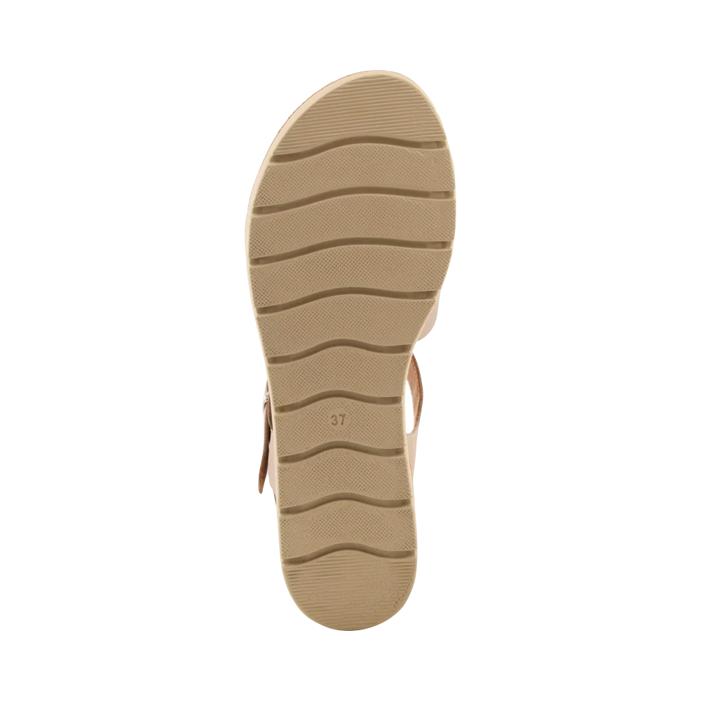 Bottom view of Spring Step Kirra Wedge Sandal for women.