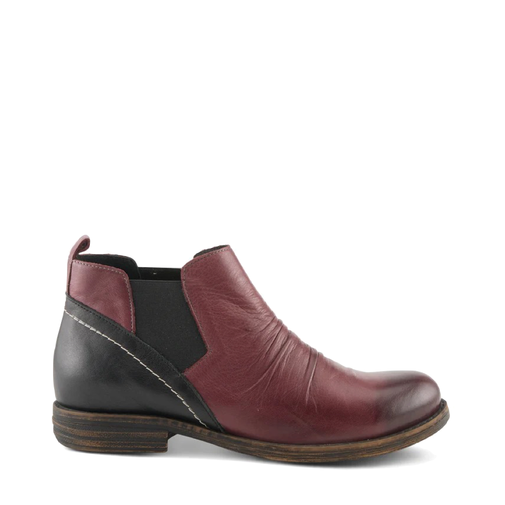Side (right) view of Spring Step Mantaro Ankle Chelsea Boot for women.