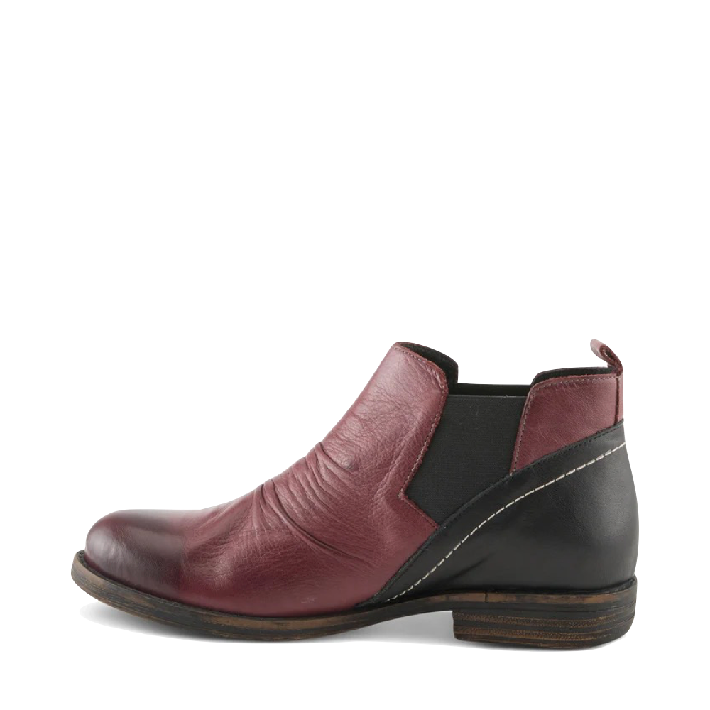 Side (left) view of Spring Step Mantaro Ankle Chelsea Boot for women.