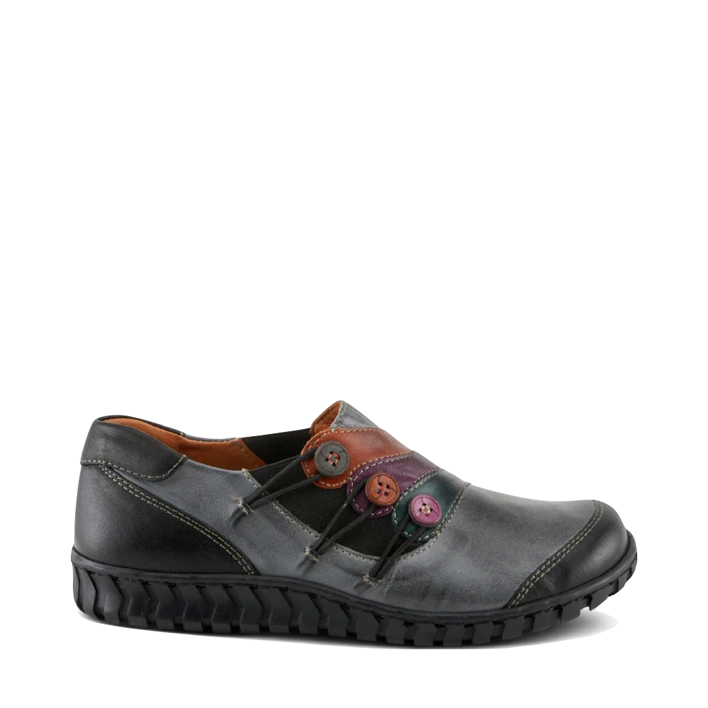 Side (right) view of Spring Step Neeta Slip On Shoe for women.