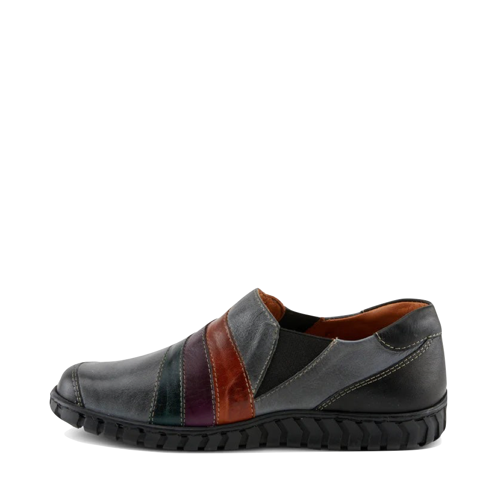 Side (left) view of Spring Step Neeta Slip On Shoe for women.