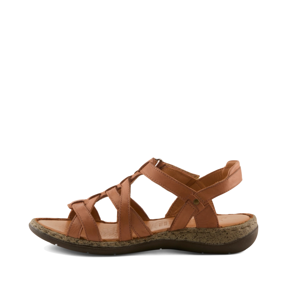 Side (left) view of Spring Step Nyxelle Sandal for women.
