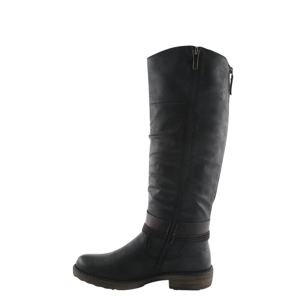 Spring Step Women's Relife Mangie Tall Water Resistant Back Zip Boot in Black