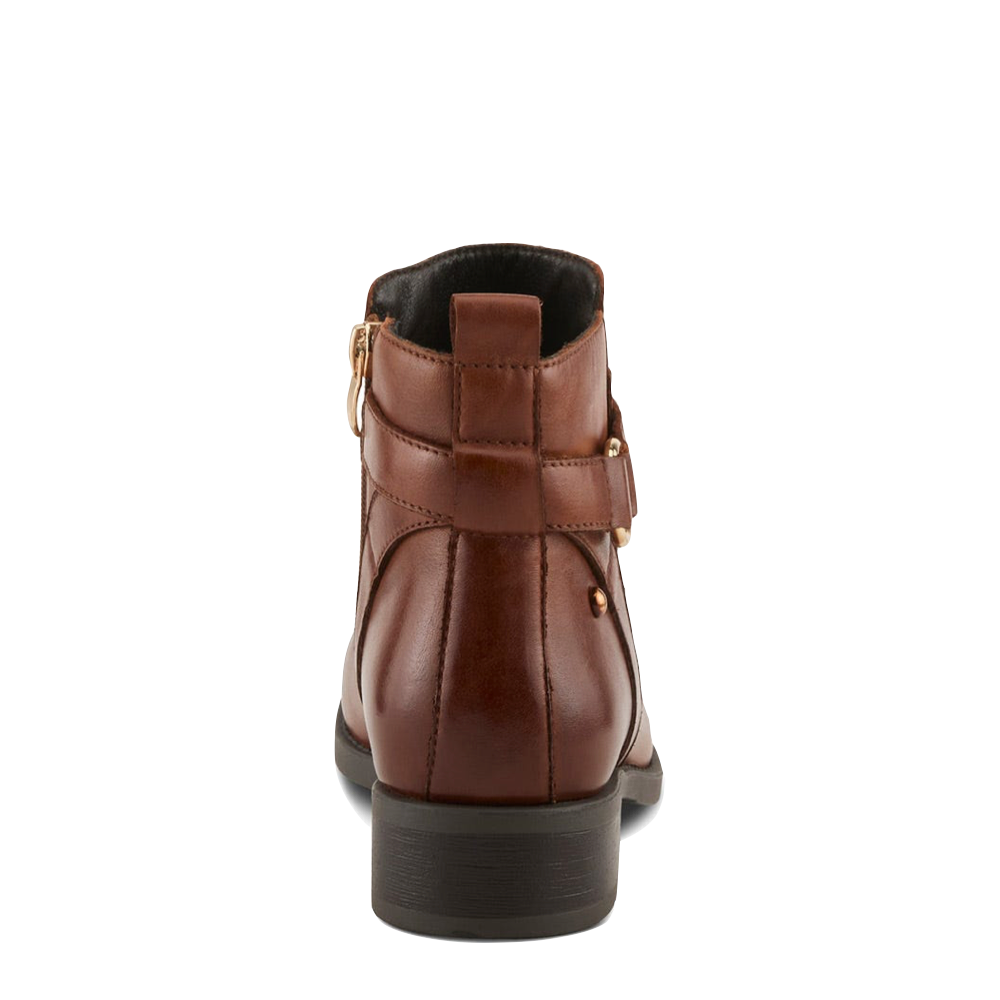 Back view of Spring Step Shoeler Side Zip Ankle Boot for women.