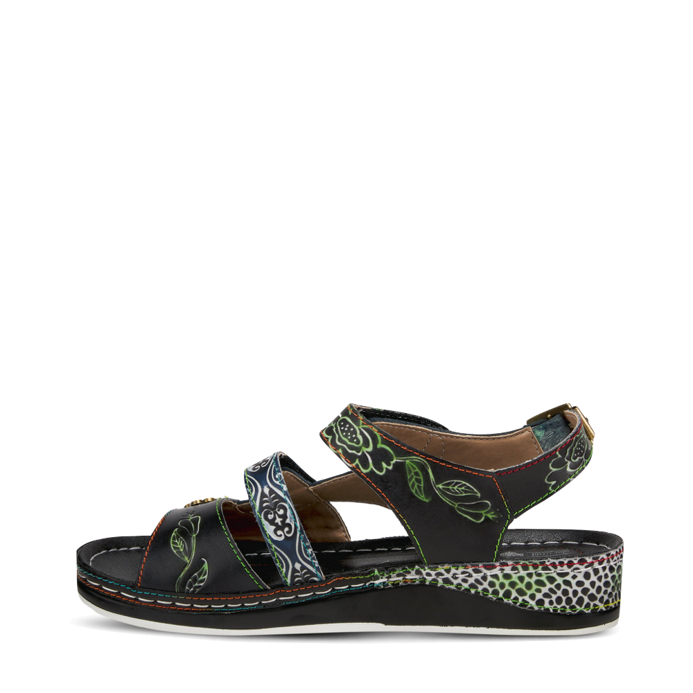 Side (left) view of Spring Step Sumacah Sandal for women.