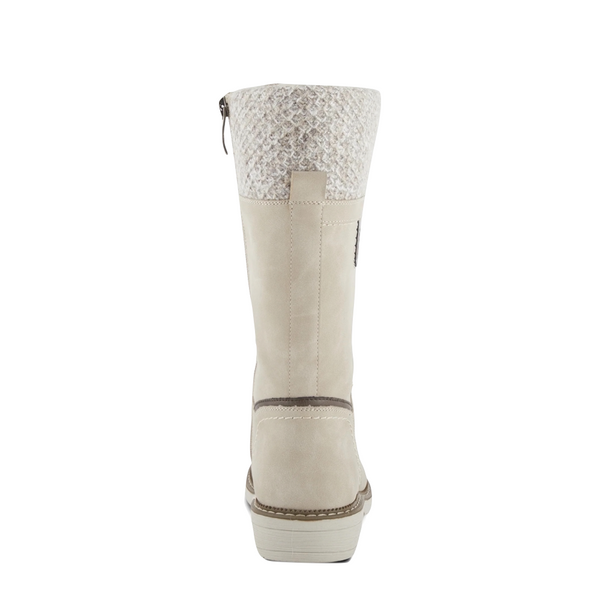 Spring Step Women's Yosemite Western Mid Calf Water Resistant Lace Boot in Light Grey