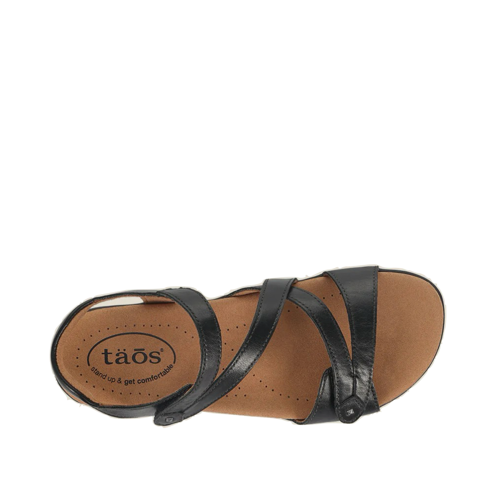 Top-down view of Taos Big Time Sandal for women.