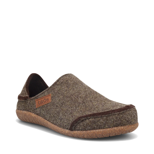 Toe view of Taos Convertawool Wool Slip On for women.