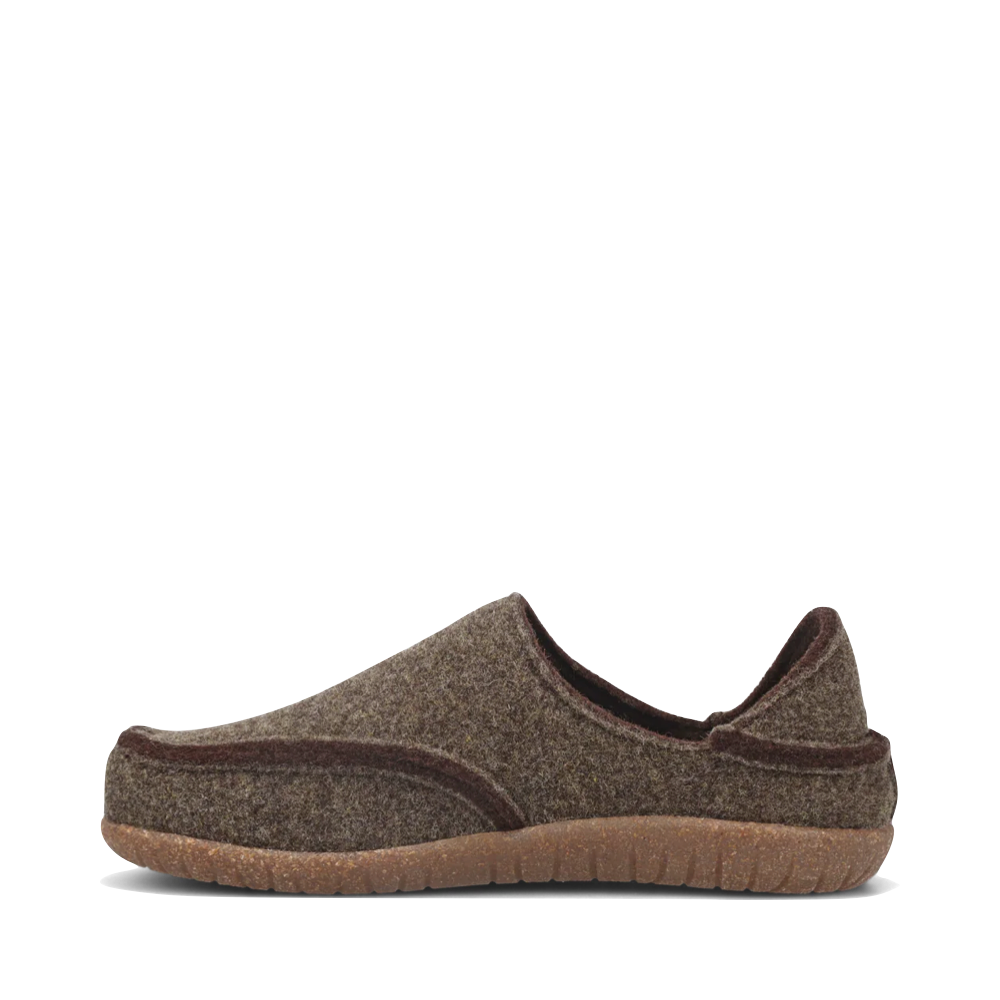 Side (left) view of Taos Convertawool Wool Slip On for women.