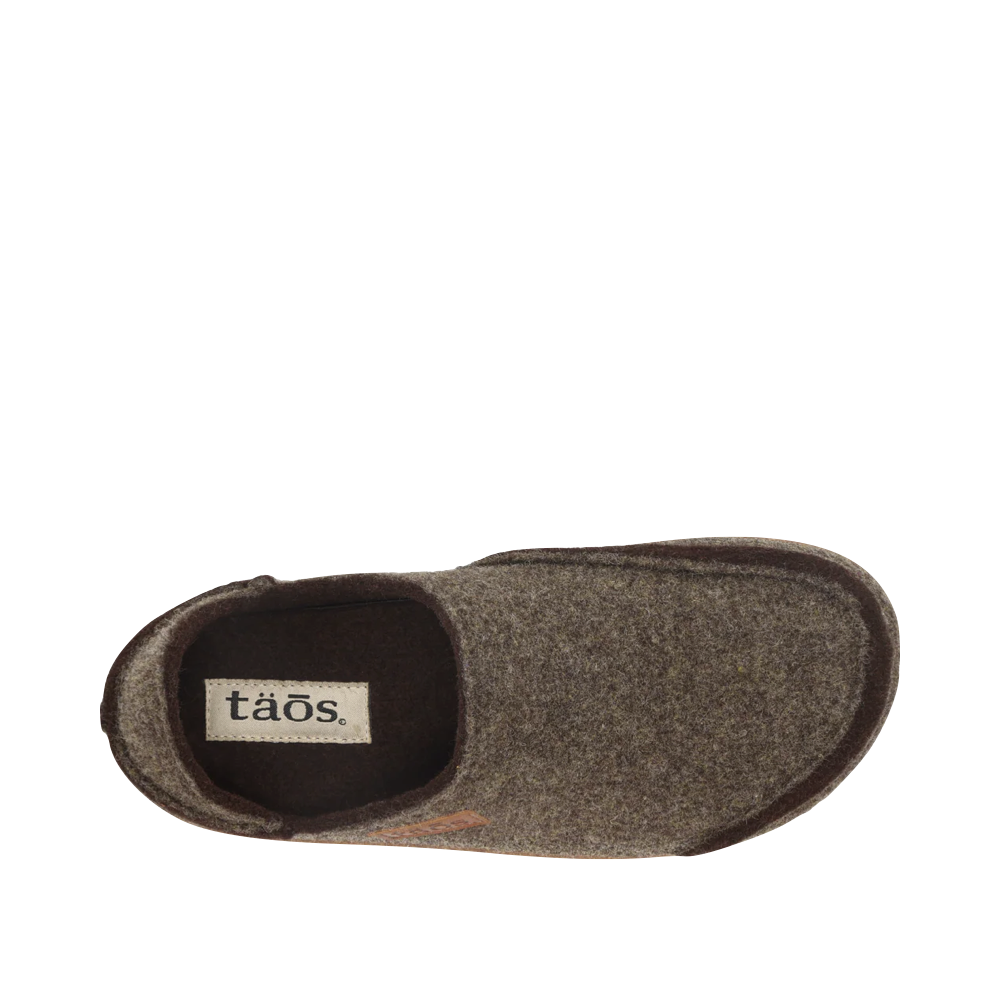 Top-down view of Taos Convertawool Wool Slip On for women.