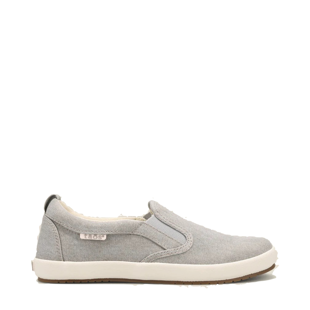 Side (right) view of Taos Dandy Canvas Slip On Sneaker for women.