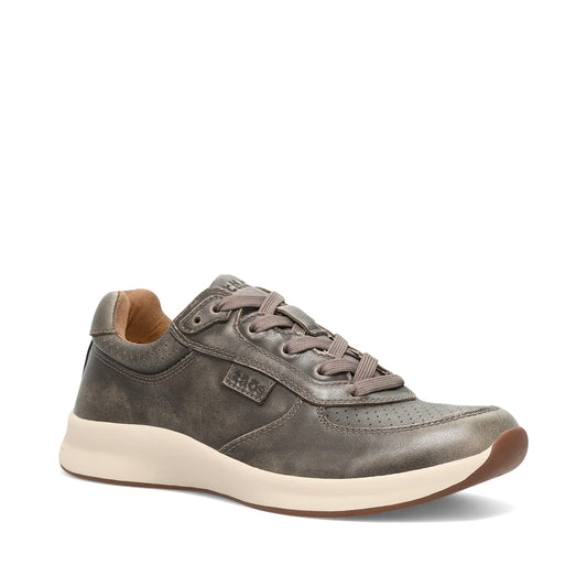 Mudguard and Toe view of Taos Delta Leather Lace Sneaker for women.