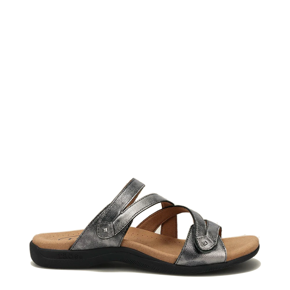 Side (right) view of Taos Double U Adjustable Strap Sandal for women.