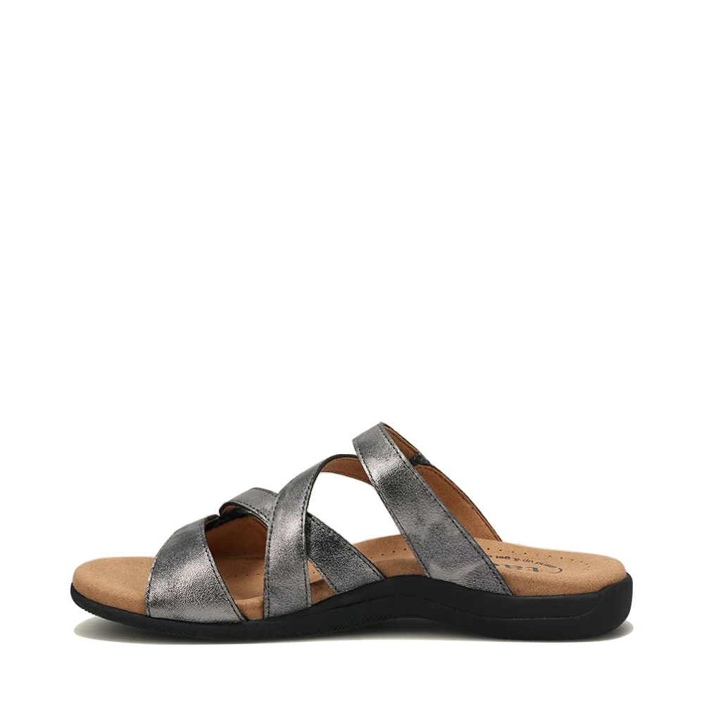 Side (left) view of Taos Double U Adjustable Strap Sandal for women.