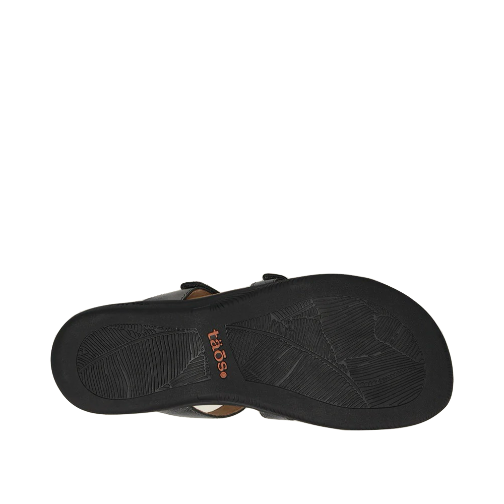 Bottom view of Taos Double U Adjustable Strap Sandal for women.