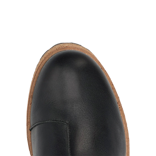 Taos Women's Downtown Heeled Leather Boot in Black