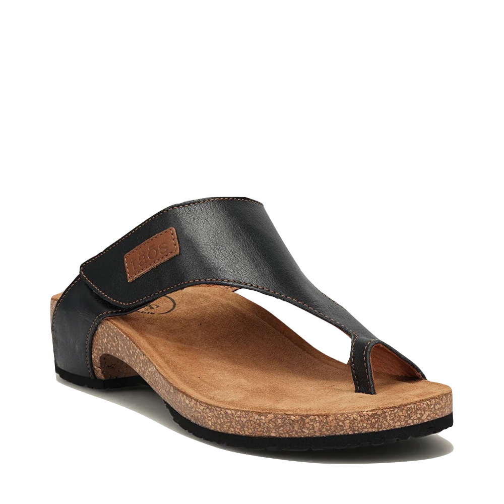 Toe view of Taos Loop Slide Thong Sandal for women.