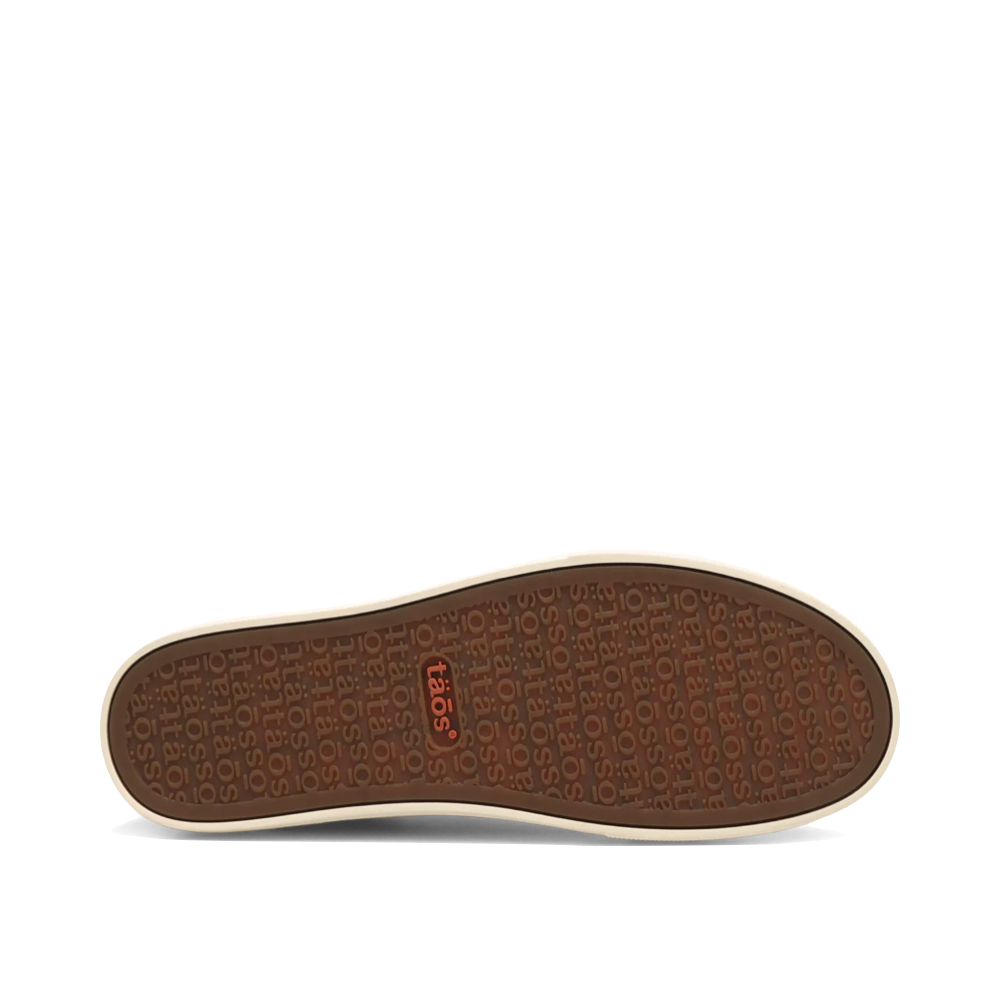 Bottom view of Taos Plim Soul Lux Leather Sneaker for women.