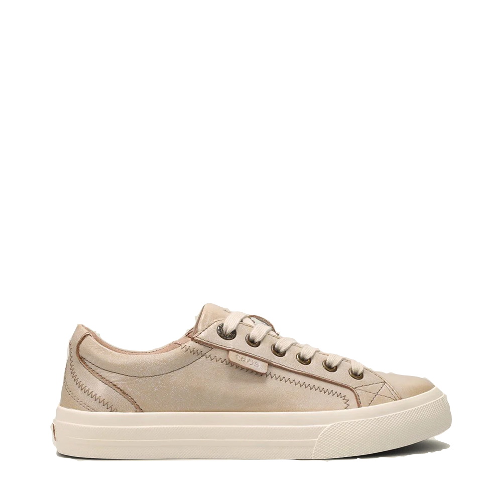 Side (right) view of Taos Plim Soul Lux Leather Sneaker for women.