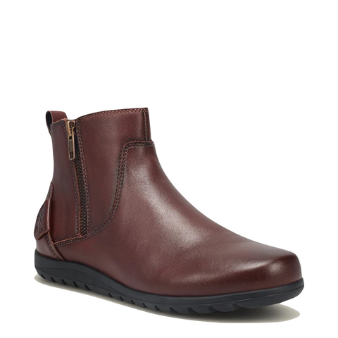 Taos Women's Select Leather Dual Side Zip Boot in Whiskey