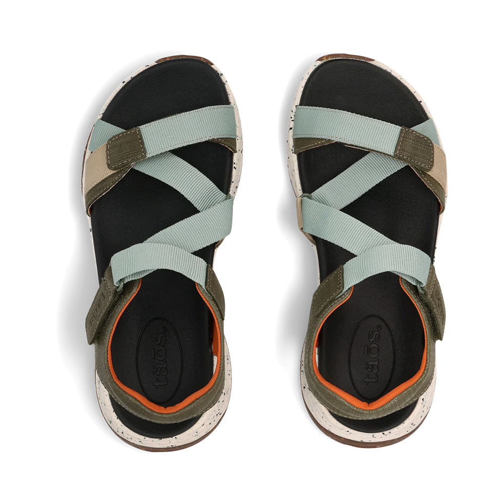 Top-down view of Taos Super Z Sandal for women.