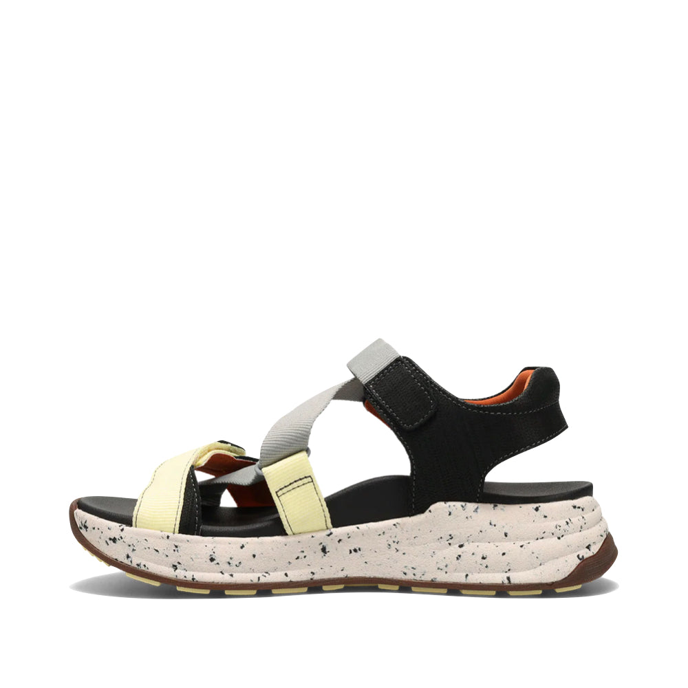 Side (left) view of Taos Super Z Sandal for women.