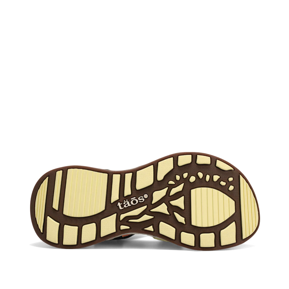 Bottom view of Taos Super Z Sandal for women.