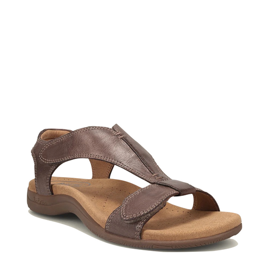 Toe view of Taos The Show Sandal for women.
