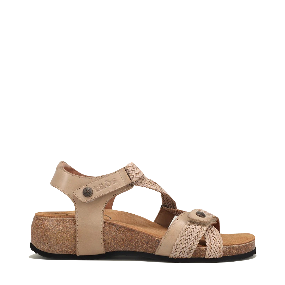 Side (right) view of Taos Trulie Strap Sandal for women.