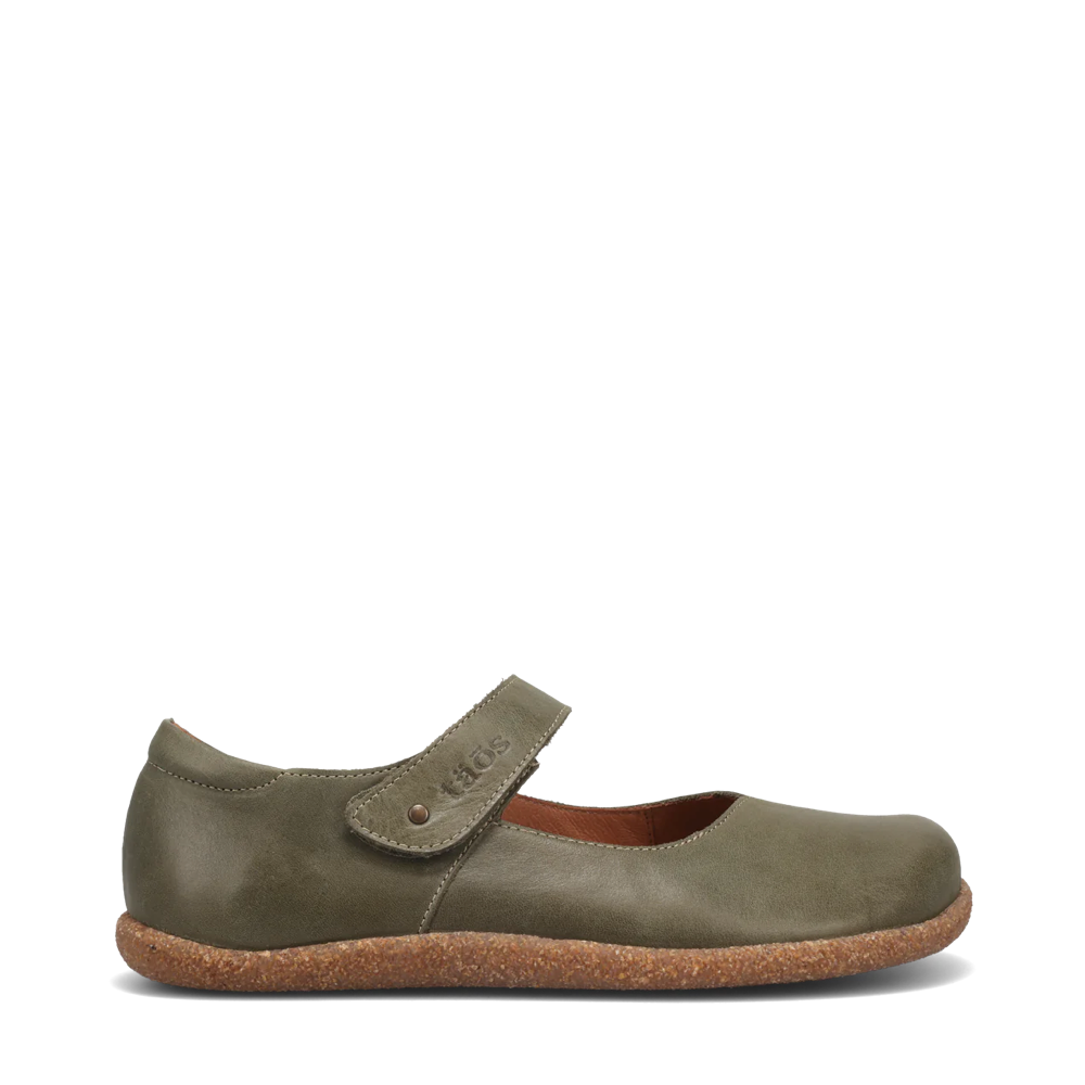 Side (right) view of Taos Ultimate Mary Jane Strap Shoe for women.
