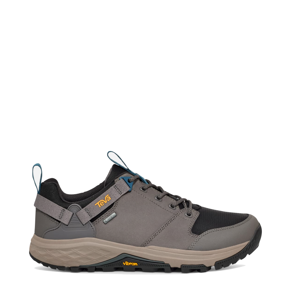 Teva Men's Grandview Low GTX Hiking Shoe (Dark Gull Grey/Blue Coral)